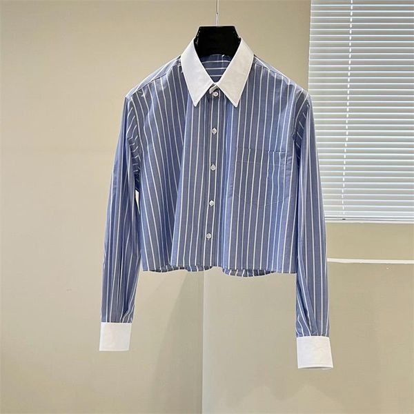 shirts vintage autumn short cotton striped stand collar long sleeves bottoming clothes womens and blouse camisa feminina, White
shirts vintage autumn short cotton striped stand collar long sleeves bottoming clothes womens and blouse camisa feminina, White