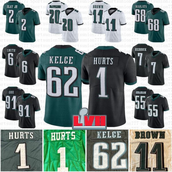 jalen hurts aj brown devonta smith football jersey brian dawkins jason kelce fletcher cox darius slay jr mailata goedert brandon graham haas, Black;red
jalen hurts aj brown devonta smith football jersey brian dawkins jason kelce fletcher cox darius slay jr mailata goedert brandon graham haas, Black;red