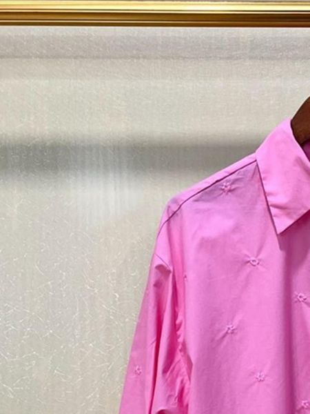 dress pink floral embroidery set women turndown collar sweet long sleeve loose single breasted shirt or elastic waist loose shorts, White
dress pink floral embroidery set women turndown collar sweet long sleeve loose single breasted shirt or elastic waist loose shorts, White