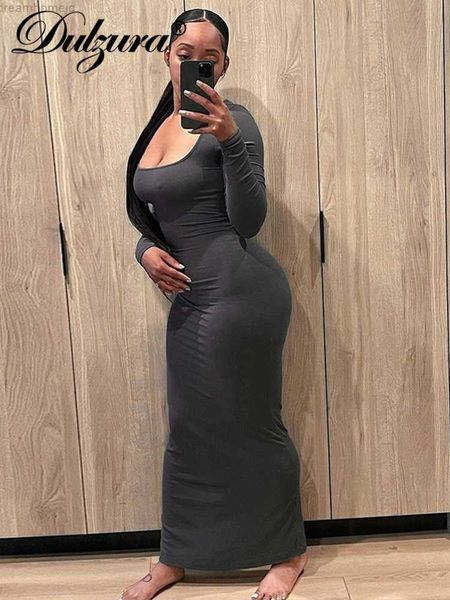 dulzura summer y2k clothes long sleeve bodycon maxi dresses for women 2022 solid outfits club party evening streetwear 0419, Black;gray
dulzura summer y2k clothes long sleeve bodycon maxi dresses for women 2022 solid outfits club party evening streetwear 0419, Black;gray