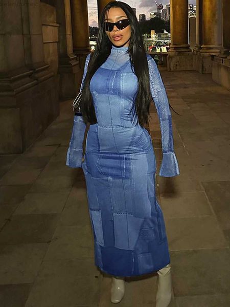 weird puss y2k fake denim women dress vintage turtleneck flare sleeve skinny maxi bodycon streetwear casual full trend vestidos 0419, Black;gray
weird puss y2k fake denim women dress vintage turtleneck flare sleeve skinny maxi bodycon streetwear casual full trend vestidos 0419, Black;gray