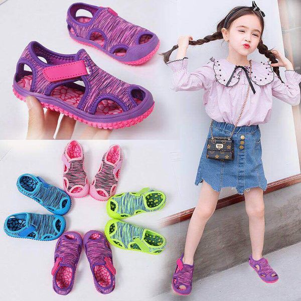 sandals girls spring and summer children s closed toe sports beach shoes boys wading candy color 230418, Black;red
sandals girls spring and summer children s closed toe sports beach shoes boys wading candy color 230418, Black;red