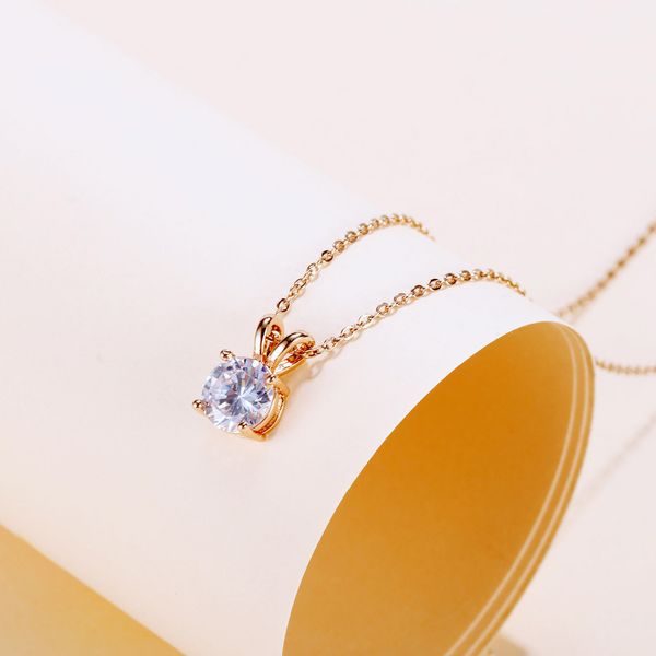 fashion cubic zirconia pendant necklaces women stainless steel trendy design clavicle chain choker jewelry gifts for ladies, Silver
fashion cubic zirconia pendant necklaces women stainless steel trendy design clavicle chain choker jewelry gifts for ladies, Silver