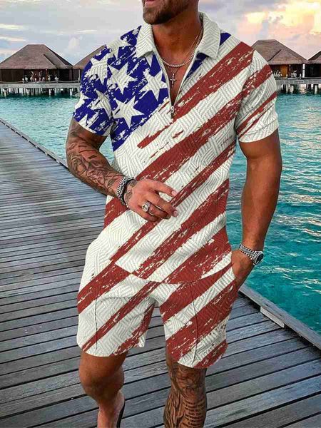tracksuits luxury summer men's polo set retro us flag 3d printed sportswear casual fashion men's oversized polo t-shirts shorts su, Gray
tracksuits luxury summer men's polo set retro us flag 3d printed sportswear casual fashion men's oversized polo t-shirts shorts su, Gray