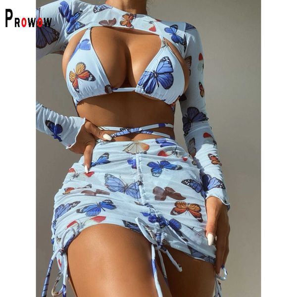 women's swimwear prowow women swimsuits butterfly pint bikinis set skirts long sleeve four piece summer beach outfits lady bathing swim, White;black
women's swimwear prowow women swimsuits butterfly pint bikinis set skirts long sleeve four piece summer beach outfits lady bathing swim, White;black