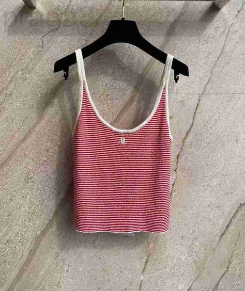 women's tanks & camis designer gaoding 2023 spring/summer new knitted stripe contrast color elastic slim fit versatile sleeveless strap, White
women's tanks & camis designer gaoding 2023 spring/summer new knitted stripe contrast color elastic slim fit versatile sleeveless strap, White