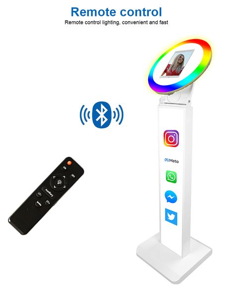 for ipad p booth selfie machine shell adjustable stand pbooth with led ring light for wedding christmas partys events
for ipad p booth selfie machine shell adjustable stand pbooth with led ring light for wedding christmas partys events