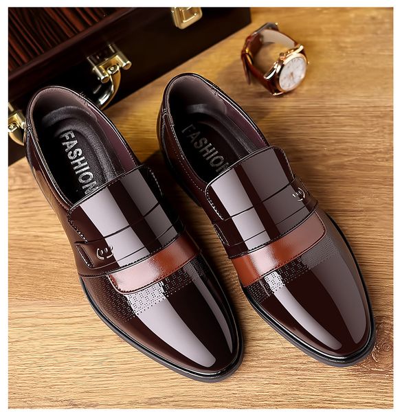 fashion dress shoes pointed toe split leather men casual formal loafers business wedding oxfords shoes zapatillas de hombre boots big size e, Black
fashion dress shoes pointed toe split leather men casual formal loafers business wedding oxfords shoes zapatillas de hombre boots big size e, Black