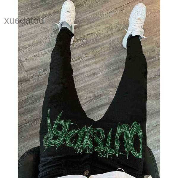 jogging new men's black jeans retro high waist rhinestones skinny design hole drilling stretch small feet washed denim pants 7 4cb3, Blue
jogging new men's black jeans retro high waist rhinestones skinny design hole drilling stretch small feet washed denim pants 7 4cb3, Blue