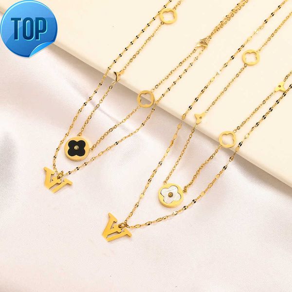 classical women luxury designer necklace choker pendant chain 18k gold plated stainless steel letter necklaces wedding jewelry accessories 2, Silver
classical women luxury designer necklace choker pendant chain 18k gold plated stainless steel letter necklaces wedding jewelry accessories 2, Silver