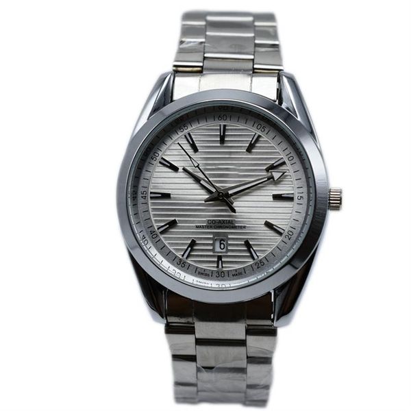 men's watch luxury fashion steel band series quartz watch sports style 40mm black dial military montre homme., Slivery;brown
men's watch luxury fashion steel band series quartz watch sports style 40mm black dial military montre homme., Slivery;brown