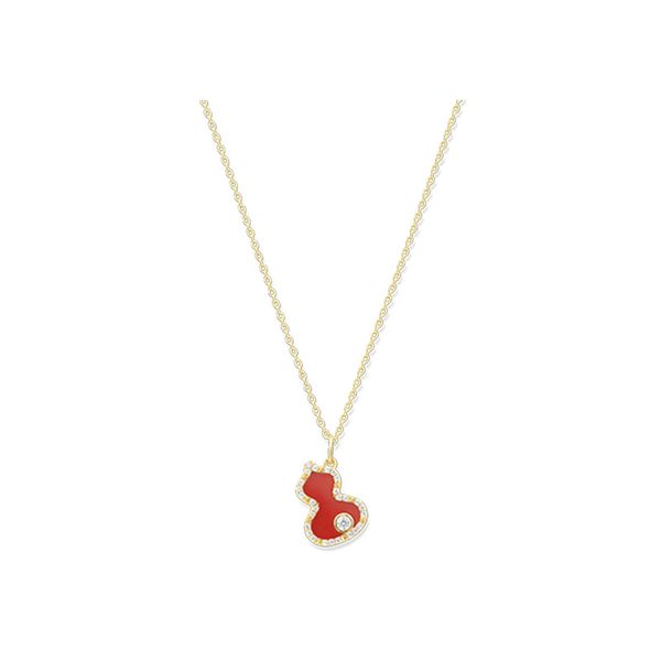 romantic valentine's gifts: simple graduated red gourd pendant necklace for women - fashion clavicle chain jewelry, Silver
romantic valentine's gifts: simple graduated red gourd pendant necklace for women - fashion clavicle chain jewelry, Silver