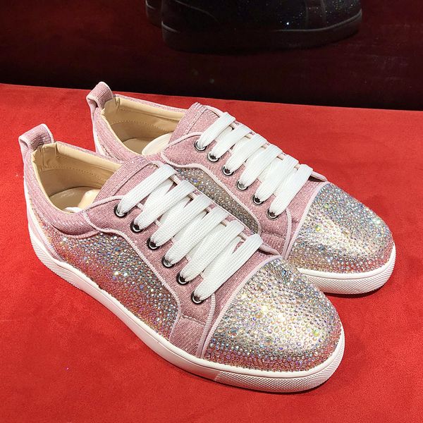 sandals spring autumn fashion skateboard colorful crystals men's women's trendy shoes pink laceup flat loafer's 230419, Black
sandals spring autumn fashion skateboard colorful crystals men's women's trendy shoes pink laceup flat loafer's 230419, Black