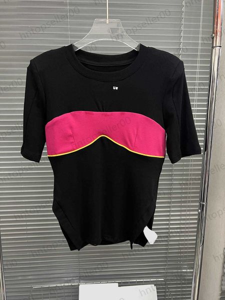 designer womens clothes summer spring fashion leisure luxury loose fitting minimalist trendy brand rose red bra split short sleeves female, White
designer womens clothes summer spring fashion leisure luxury loose fitting minimalist trendy brand rose red bra split short sleeves female, White
