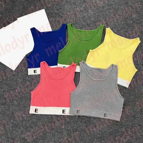 summer sleeveless t shirts women knitted tank letter print short sport vest yoga clothing, Black
summer sleeveless t shirts women knitted tank letter print short sport vest yoga clothing, Black