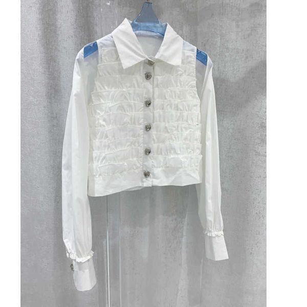 23ss white shirt womens designer clothing women long sleeve shirt lapel off-the-shoulder shirt press and fold a leaky shoulder shirt women c
23ss white shirt womens designer clothing women long sleeve shirt lapel off-the-shoulder shirt press and fold a leaky shoulder shirt women c