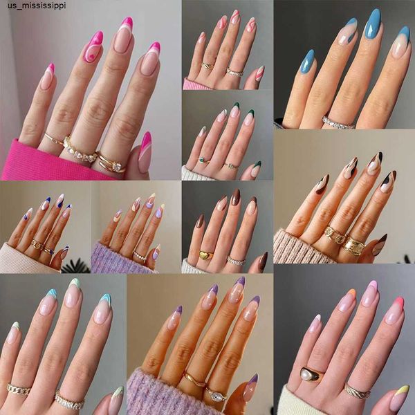 false nails 24pcsbox almond false nails coffee color design artificial ballerina fake nails with glue full cover nail tips press on nails j2, Red;gold
false nails 24pcsbox almond false nails coffee color design artificial ballerina fake nails with glue full cover nail tips press on nails j2, Red;gold