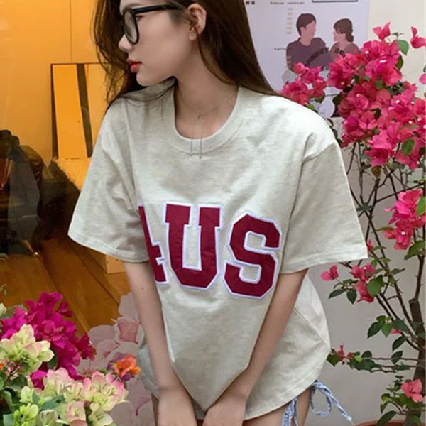 women's tshirt 100 cotton american vintage short sleeve t shirt summer oversize letter print embroidery harajuku tee shirts 230419, White
women's tshirt 100 cotton american vintage short sleeve t shirt summer oversize letter print embroidery harajuku tee shirts 230419, White