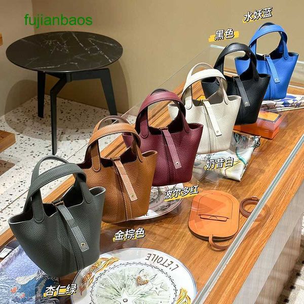 hemres picotn handbags gaoding hand-stitched wax thread 14 mini vegetable basket bag togo cowhide bucket fashion portable women's, Black
hemres picotn handbags gaoding hand-stitched wax thread 14 mini vegetable basket bag togo cowhide bucket fashion portable women's, Black
