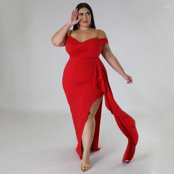 plus size dresses kexu spaghetti strap v-neck maxi dress women evening elegant club wear side slit celebrity party long, Black
plus size dresses kexu spaghetti strap v-neck maxi dress women evening elegant club wear side slit celebrity party long, Black