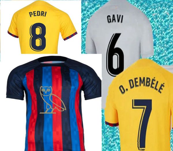 gavi rosalia soccer jerseys 2022 2023 pedri camiseta futbol shirt fati fc ferran football shirts barcelonas kits men maillots de football je, Black;yellow
gavi rosalia soccer jerseys 2022 2023 pedri camiseta futbol shirt fati fc ferran football shirts barcelonas kits men maillots de football je, Black;yellow