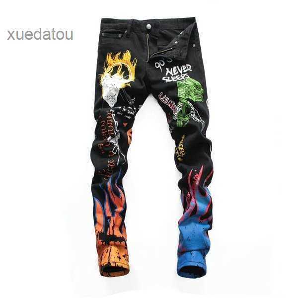 streetwear men jeans black fashion color paint printed jeans men designer hip hop pants slim fit elastic punk style pencil 1 4k5x, Blue
streetwear men jeans black fashion color paint printed jeans men designer hip hop pants slim fit elastic punk style pencil 1 4k5x, Blue