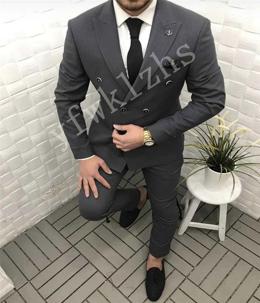 handsome double-breasted tuxedos groom peak lapel men suits mens wedding tuxedo costumes de pour hommes jacket pants tie y68519, Black;gray
handsome double-breasted tuxedos groom peak lapel men suits mens wedding tuxedo costumes de pour hommes jacket pants tie y68519, Black;gray