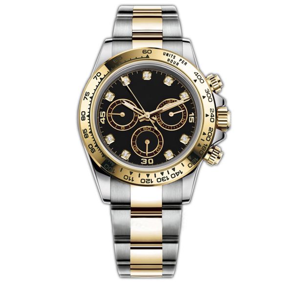 handsome black dial mens watches between gold stainless steel strap designer watch automatic movement mechanical wristwatch montre de luxe, Slivery;brown
handsome black dial mens watches between gold stainless steel strap designer watch automatic movement mechanical wristwatch montre de luxe, Slivery;brown