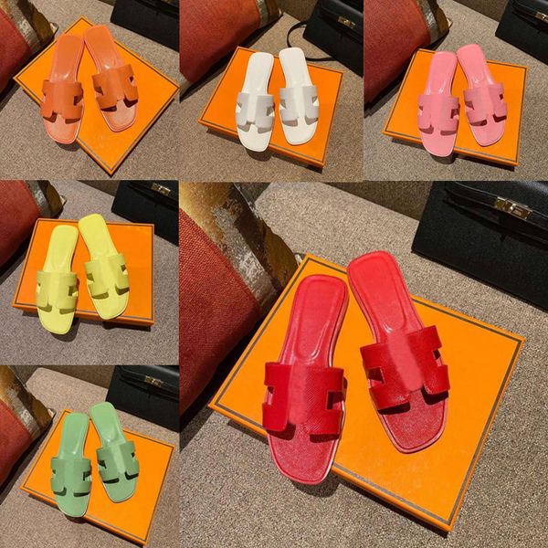 designer sliders orans slippers womens luxurys flat mules sandal summer real leather fashion women sandles dust bag eur 35-42, Black
designer sliders orans slippers womens luxurys flat mules sandal summer real leather fashion women sandles dust bag eur 35-42, Black