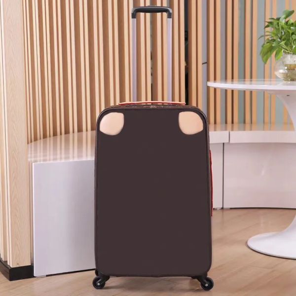Image of Travel luggage 20 inch carry on suitcase trolley bag code case spinner wheels Women fashion men roling purse