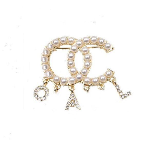 luxury designer brand double letter brooches geometric bronze sweater suit collar pin brooche fashion mens womens crystal rhinestone pearl b, Gray
luxury designer brand double letter brooches geometric bronze sweater suit collar pin brooche fashion mens womens crystal rhinestone pearl b, Gray