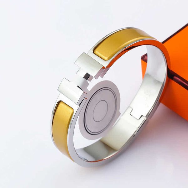 designer bracelets herms bangle h family high edition aijia enamel fashion trend new stainless titanium steel jewelry silver, Black
designer bracelets herms bangle h family high edition aijia enamel fashion trend new stainless titanium steel jewelry silver, Black