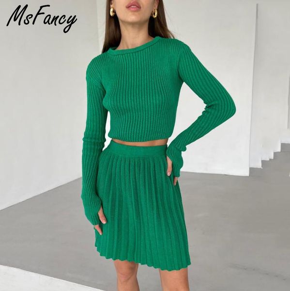 dress msfancy knitted skirt sets women long sleeve crop pleated mini skirt 2022 mujer 2 piece sets, White
dress msfancy knitted skirt sets women long sleeve crop pleated mini skirt 2022 mujer 2 piece sets, White