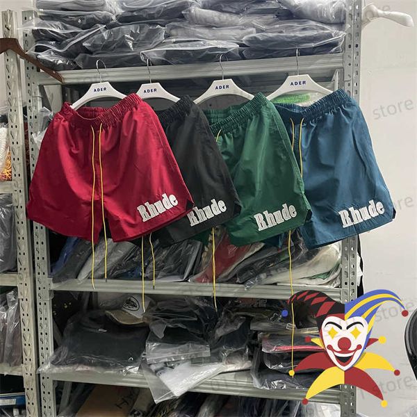 men's shorts embroidery beach shorts men women streetwear wine red green black blue breeches inside mesh t230419, White;black
men's shorts embroidery beach shorts men women streetwear wine red green black blue breeches inside mesh t230419, White;black