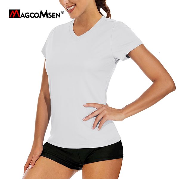 womens tshirt magcomsen uvproof short sleeve tshirt summer quick dry tees solid color vneck workout upf50 sun protection 230419, White
womens tshirt magcomsen uvproof short sleeve tshirt summer quick dry tees solid color vneck workout upf50 sun protection 230419, White