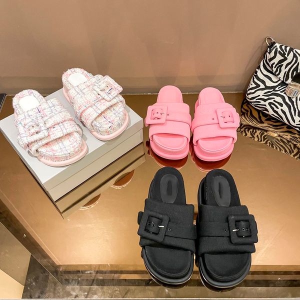 women's shoes 2023 spring/summer new thick sole square buckle embellishment open toe casual beach shoes for women's slippers for e, Black
women's shoes 2023 spring/summer new thick sole square buckle embellishment open toe casual beach shoes for women's slippers for e, Black