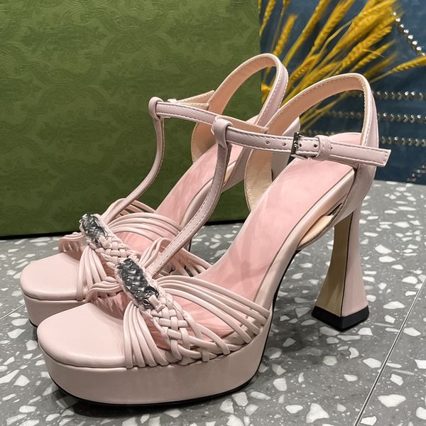new luxury womens shoe designer coarse heel waterproof platform woven strap open toe pink brand high heels summer premium sheep leather sand, Black
new luxury womens shoe designer coarse heel waterproof platform woven strap open toe pink brand high heels summer premium sheep leather sand, Black