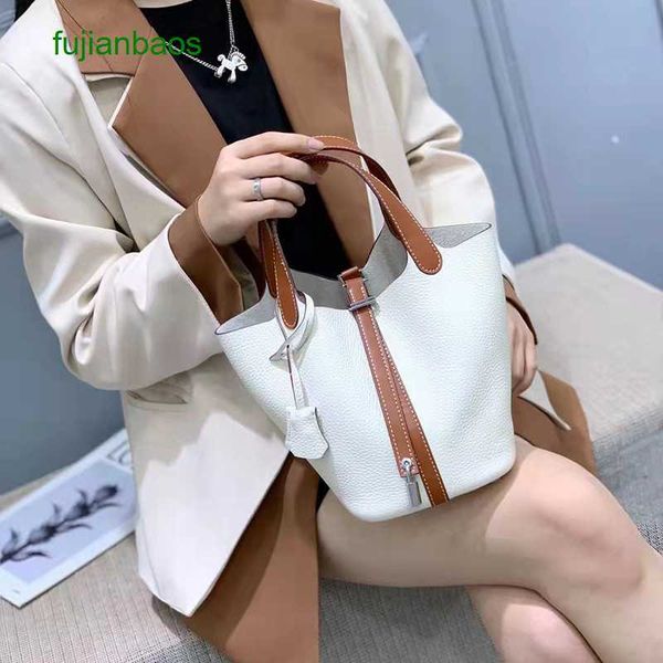hemres picotn handbags color-blocking bag cow leather vegetable basket bucket women's senior niche 2023 new type of baby and mother liv, Black
hemres picotn handbags color-blocking bag cow leather vegetable basket bucket women's senior niche 2023 new type of baby and mother liv, Black