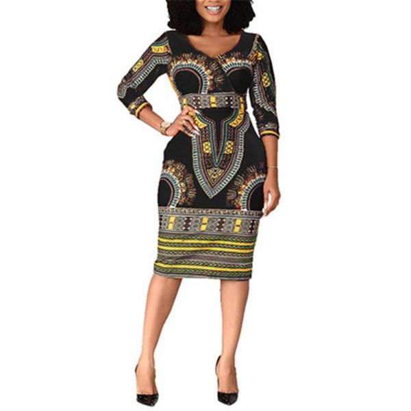 womens plus size dresses casual african ladies elegant wrist high waist v neck vintage for work office business fashion slim vesti259y, Black
womens plus size dresses casual african ladies elegant wrist high waist v neck vintage for work office business fashion slim vesti259y, Black