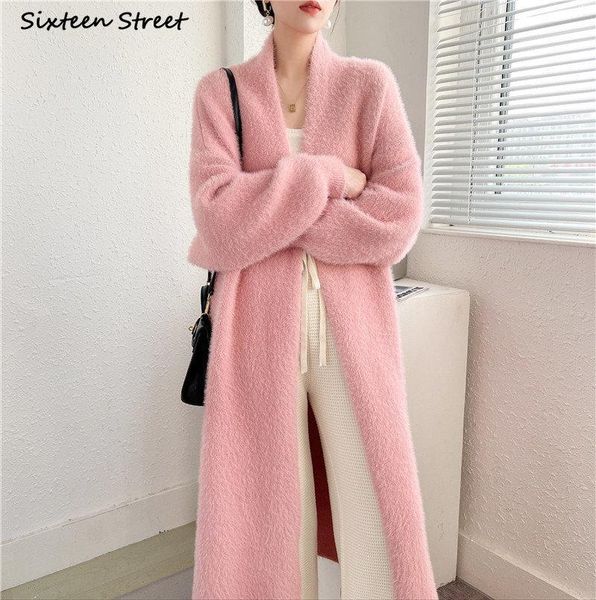 sweaters pink mink cashmere cardigan women autumn winter soft chic knitted cardigans ladies knitwear open stitch loose cashmere coat, White;black
sweaters pink mink cashmere cardigan women autumn winter soft chic knitted cardigans ladies knitwear open stitch loose cashmere coat, White;black
