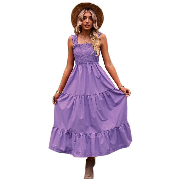 wide ruched straps sleevesless women's casual dresses vacation ankle-length a-line high waist ruches panelled bodycon splicing long swe, Black;gray
wide ruched straps sleevesless women's casual dresses vacation ankle-length a-line high waist ruches panelled bodycon splicing long swe, Black;gray