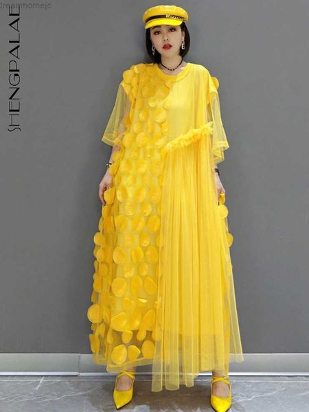 shengpalae elegant yellow mesh spliced dress for women o-neck short sleeve dress y2k clothes vestido 2023 spring new trend 5c991 0419, Black;gray
shengpalae elegant yellow mesh spliced dress for women o-neck short sleeve dress y2k clothes vestido 2023 spring new trend 5c991 0419, Black;gray