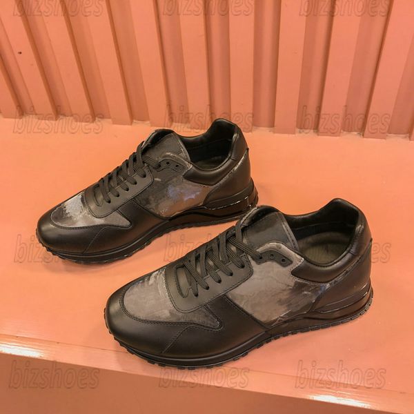 designer shoes run away men's sneaker 1a8kis monograms embossed grained calf leather classic running shoes mesh monograms metallic canv, Black
designer shoes run away men's sneaker 1a8kis monograms embossed grained calf leather classic running shoes mesh monograms metallic canv, Black