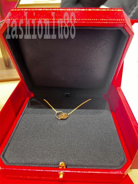 luxury screw designer necklace womens love necklaces fashion party jewelry double rings famous diamond pendant necklace chains rose gold sil, Silver
luxury screw designer necklace womens love necklaces fashion party jewelry double rings famous diamond pendant necklace chains rose gold sil, Silver
