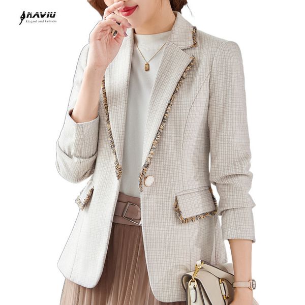 women's suits blazers high end apricot blazer women 2023 spring temperament casual long sleeve slim jacket office ladies work coat gray, White;black
women's suits blazers high end apricot blazer women 2023 spring temperament casual long sleeve slim jacket office ladies work coat gray, White;black