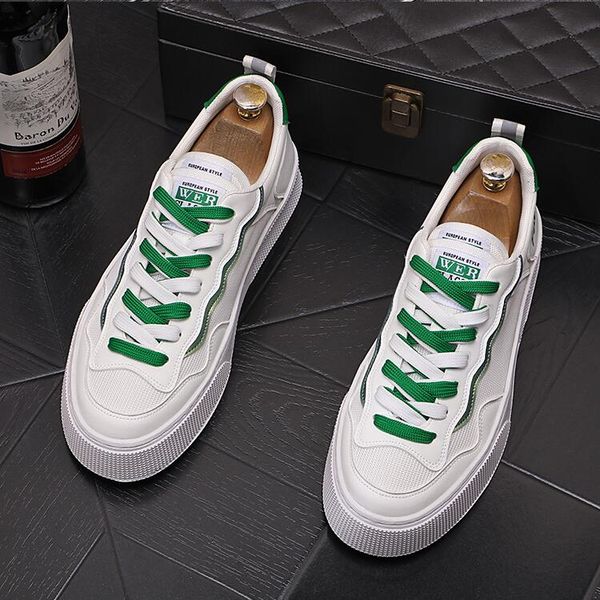 men's casual shoes summer new breathable mesh fashion tide brand shoes thick soles sneakers zapatillas hombre d2h28, Black