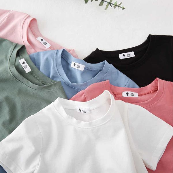 t-shirts 2-7t toddler kid baby boys girls clothes summer short sleeve cotton t shirt loose infant basic tee childrens tshirt outfits p230419, Blue
t-shirts 2-7t toddler kid baby boys girls clothes summer short sleeve cotton t shirt loose infant basic tee childrens tshirt outfits p230419, Blue