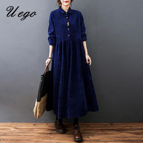 dresses 2022 new arrival corduroy vintage winter autumn dress turndown collar korea fashion blouse dress women casual spring dress, Black;gray
dresses 2022 new arrival corduroy vintage winter autumn dress turndown collar korea fashion blouse dress women casual spring dress, Black;gray
