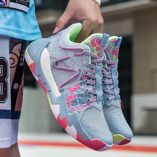 dress shoes men basketball couple sports summer breathable sneakers for women 230418, Black
dress shoes men basketball couple sports summer breathable sneakers for women 230418, Black