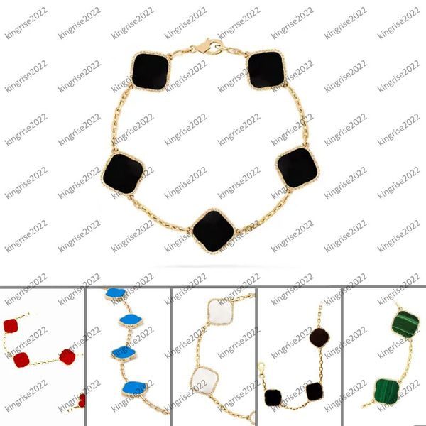 silver clover bracelets charm womens love bracelet chain designer jewelry bangle links 5 motifs bracelets for couple armband 18k gold flower, Golden;silver
silver clover bracelets charm womens love bracelet chain designer jewelry bangle links 5 motifs bracelets for couple armband 18k gold flower, Golden;silver